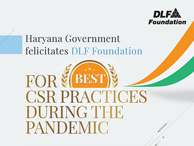 Haryana government facilitates DLF Foundation for CSR practices  during the pandemic