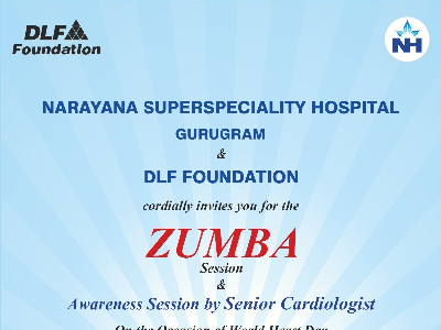 Zumba Session ad Free Cardiac check-up on the occasion of World Heart Day